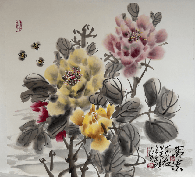 著名书法家车应龙、孙嫣文、空军老班长齐结存、画淮王鱼创始人童文和、青藏老兵蒋国祥、著名书法家袁雪山弟子刘海华等人为西藏定日创作作品，助力抗震救灾