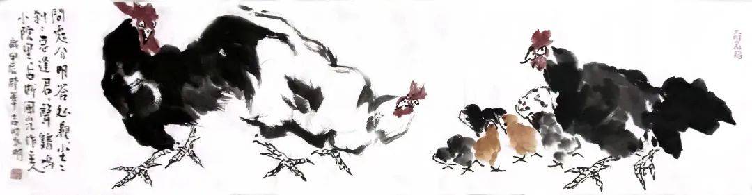 《书画南北方》物喜——陈太明画鸡迎新年