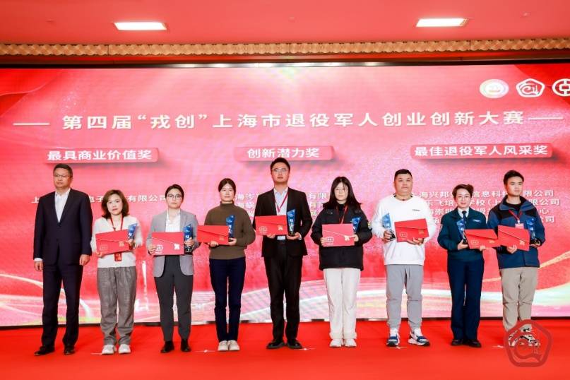 第四届“戎创”上海市退役军人创业创新大赛颁奖典礼举行