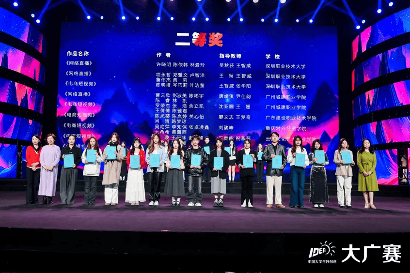 燕理传媒师生参加第16届大广赛颁奖典礼