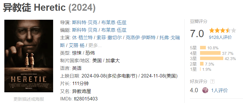 狂拍限制级的A24，又出了一部恐怖佳片？！