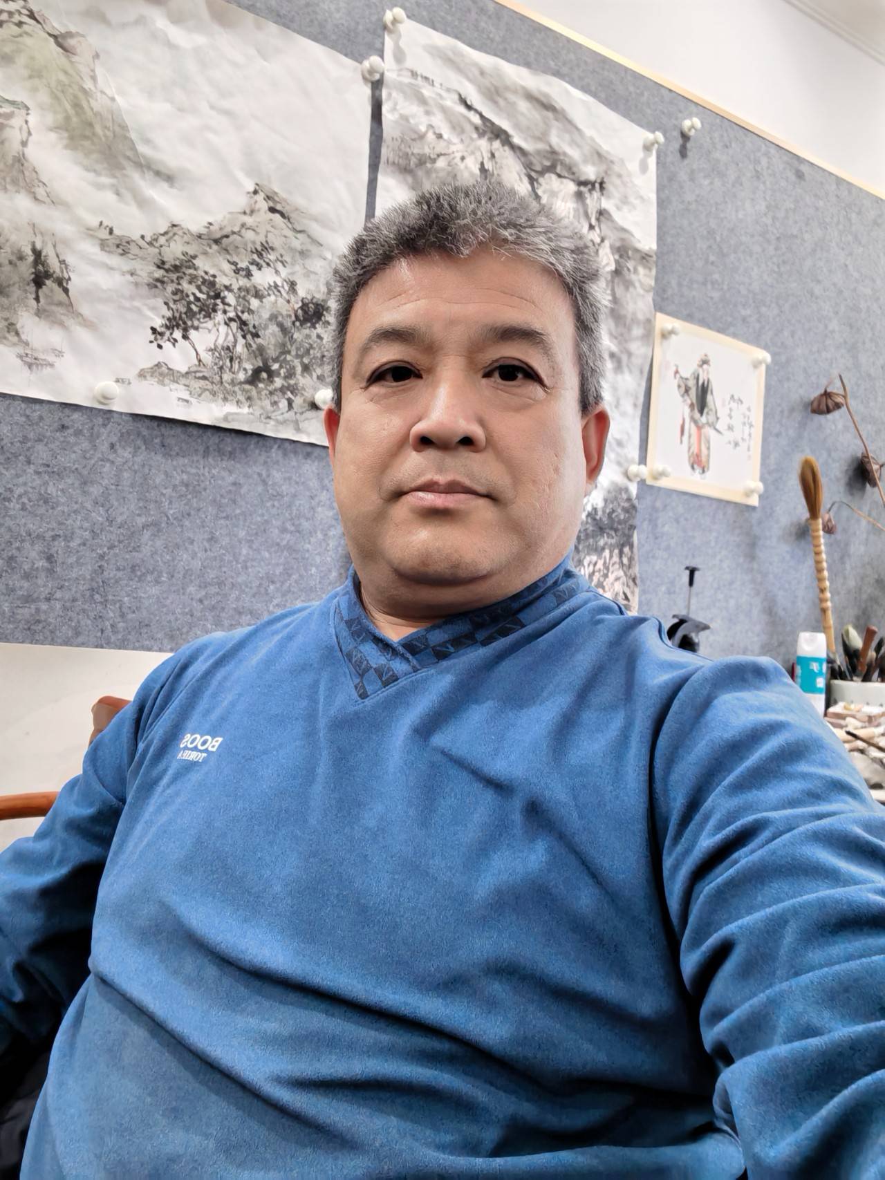 【墨香诗韵】墨香诗韵迎元旦，蒋宝贤诗书福字庆新年